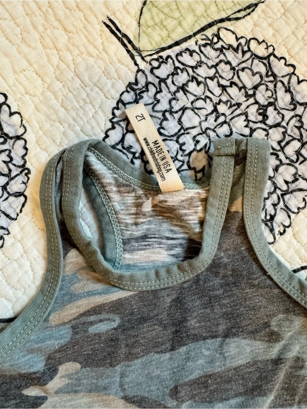 Childhood Clothing Tank Top & Shorts Matching Set, 2T, Camo